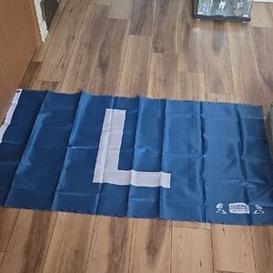 Blue and White Chicago Cubs "L" Flag